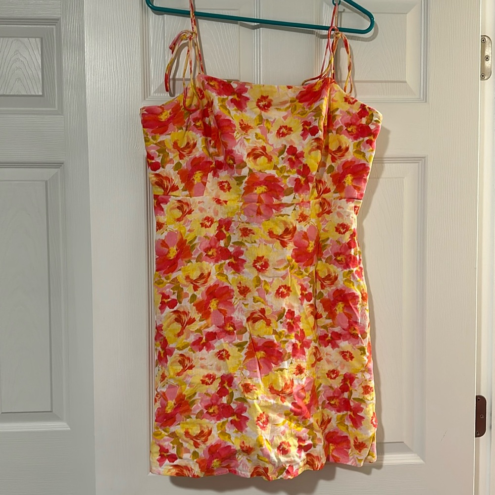 Floral spring dress